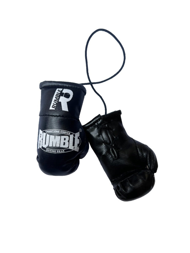 Rumble Mini Boxing Gloves Black/White 2.0