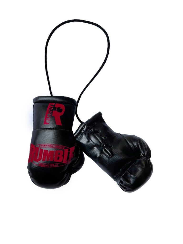 Rumble Mini Boxing Gloves Black/Red 2.0