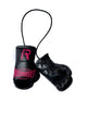 Rumble Mini Boxing Gloves Black/Pink 2.0