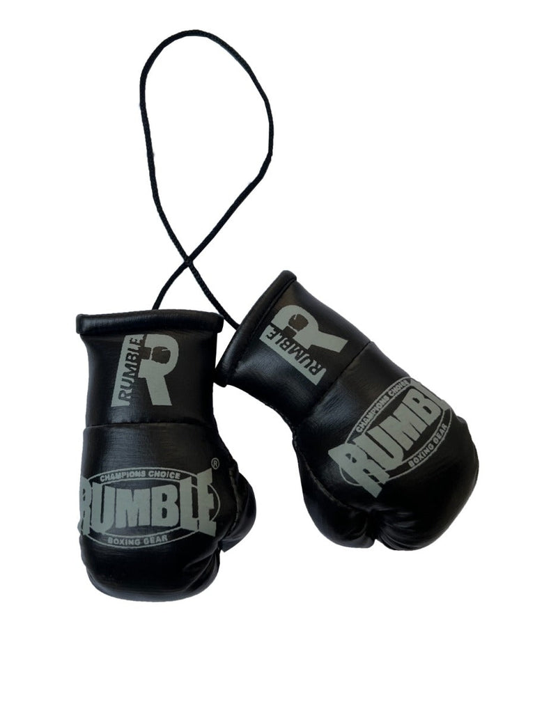 Rumble Mini Boxing Gloves Black/Grey 2.0