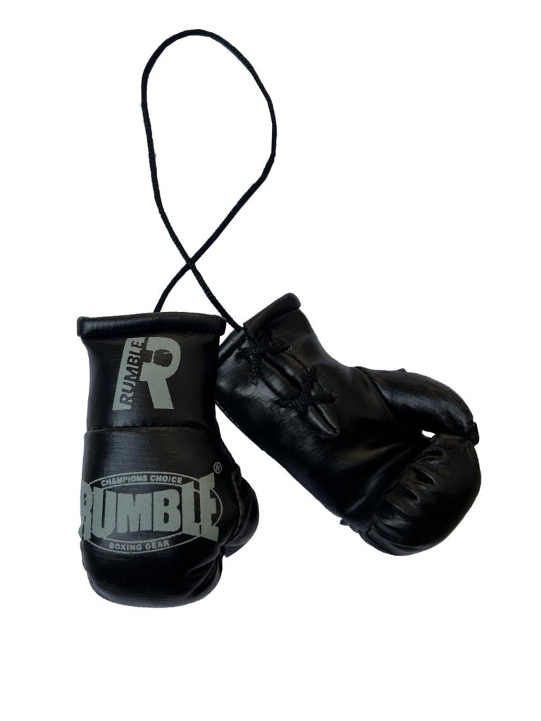 Rumble Mini Boxing Gloves Black/Grey 2.0