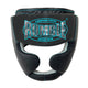 Rumble Head Guard Junior Camo Black/Aqua