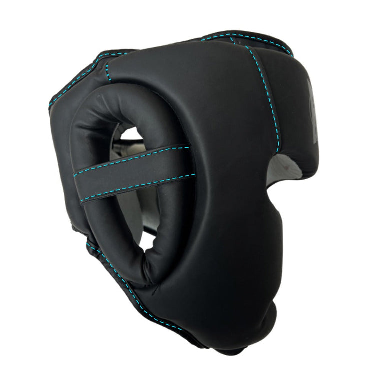 Rumble Head Guard Junior Camo Black/Aqua