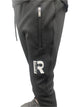 Rumble Poly Pants Black-White