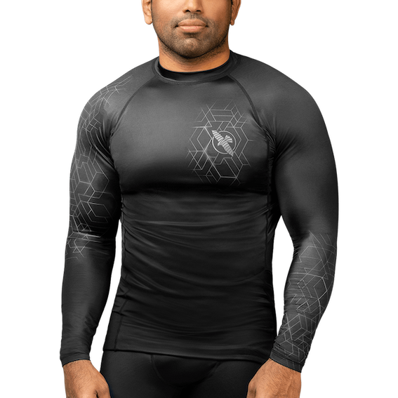 Hayabusa Rashguard Geo Long Sleeve Grey