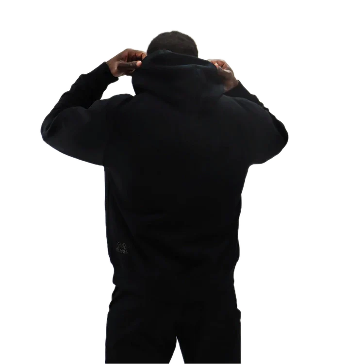 Rival Sweater Oversized Hoodie Black