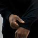 Rival Sweater Oversized Hoodie Black
