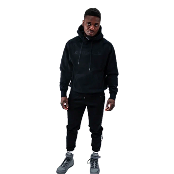 Rival Sweater Oversized Hoodie Black