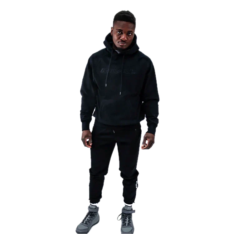Rival Sweater Oversized Hoodie Black