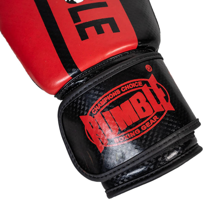 Rumble Boxing Gloves Ready PU 3.0 Black-Red