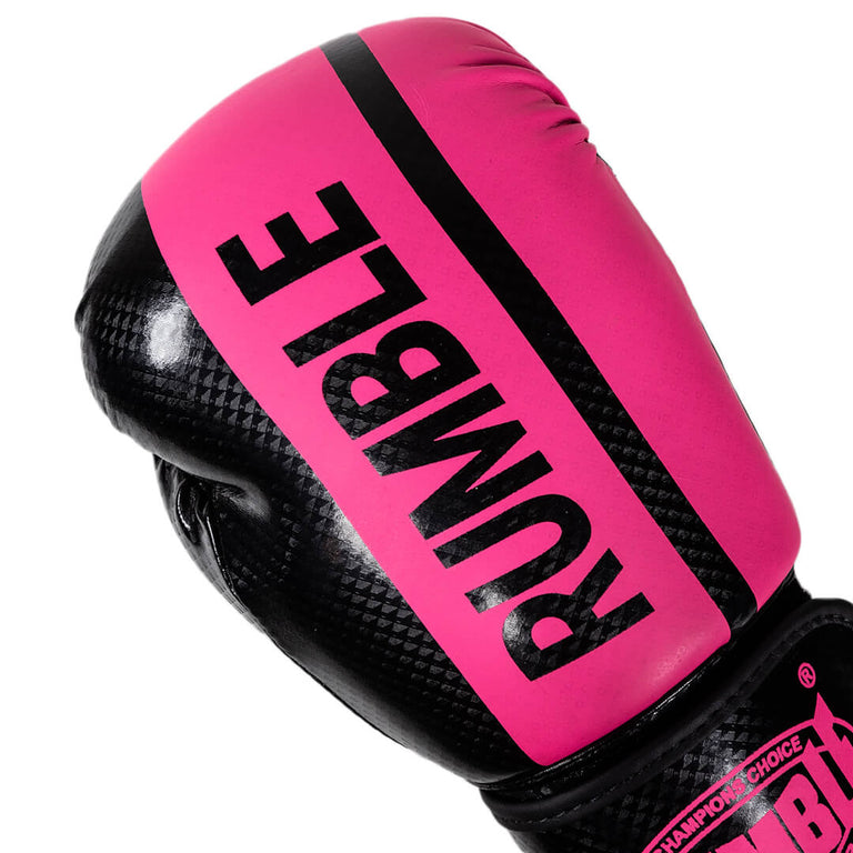 Rumble Boxing gloves Junior PU 3.0 Black-Pink