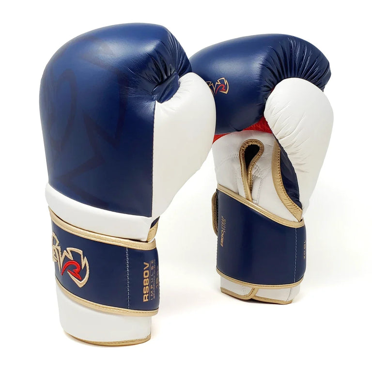 Rival Boxing Gloves RS80V Impulse Sparring Navy