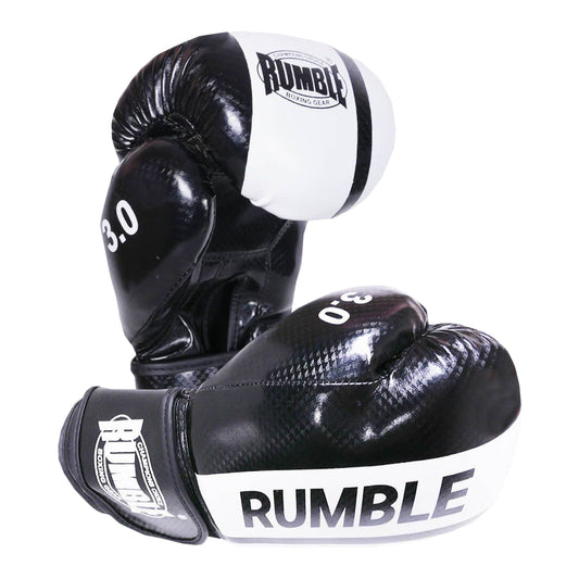 Rumble Boxing Gloves Ready PU 3.0 Black-White