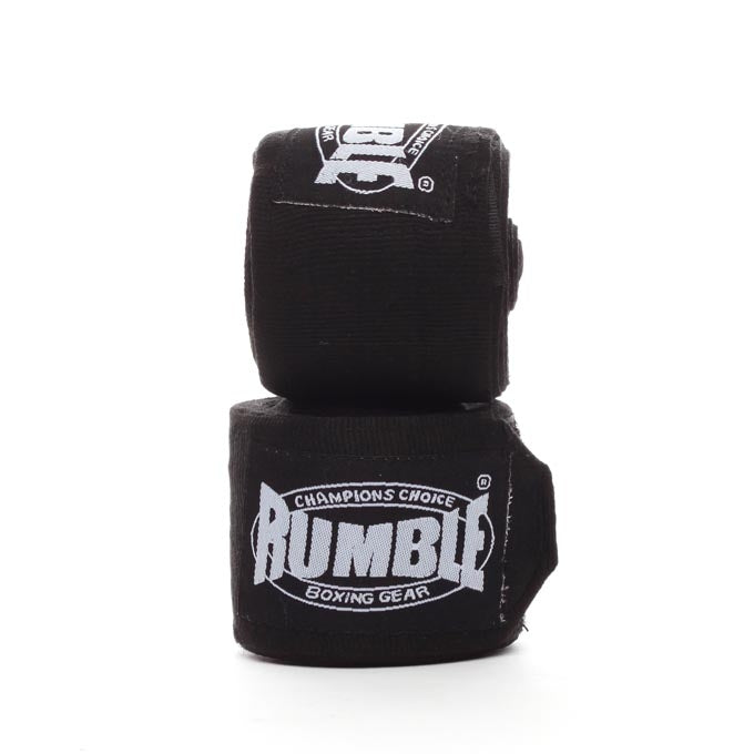 Rumble Hand wrap Elastic Black 460cm