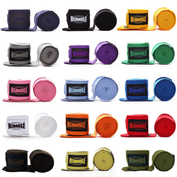 Rumble Hand Wrap Elastic 4 meters Set Deal 3 Pairs
