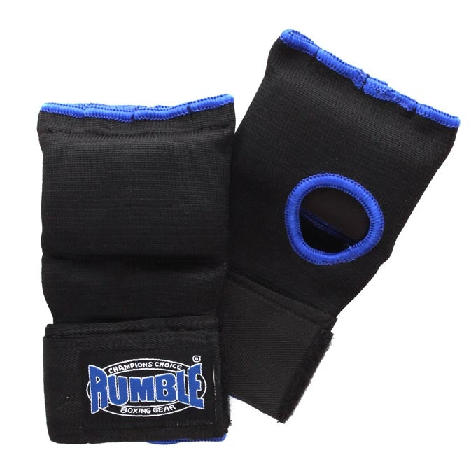 Rumble Inner Gloves with Strap Black-Blue