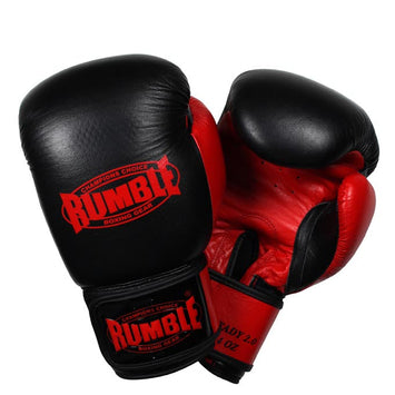 Rumble Boxing gloves Ready 2.0 Leather Black-Red