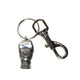 Rumble Keychain Boxing Glove Silver Colored 1 piece Large