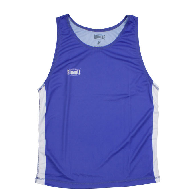 Rumble Boxing Singlet Blue RTSB-2
