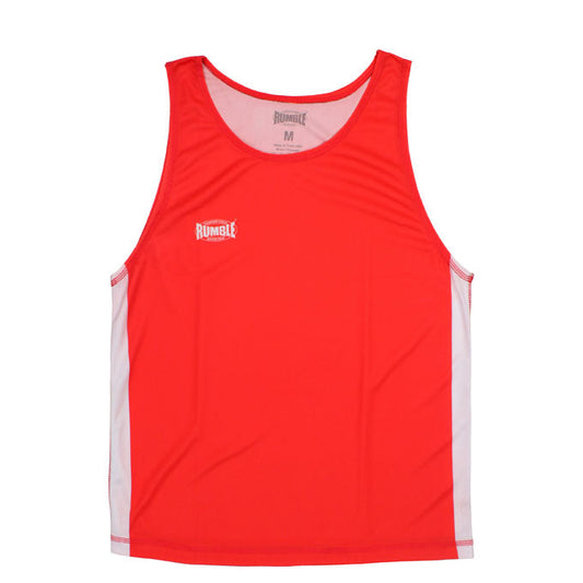 Rumble Boxing Singlet Red RTSB-1