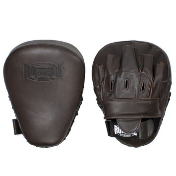 Rumble Handpads Curved Leather Retro per pair