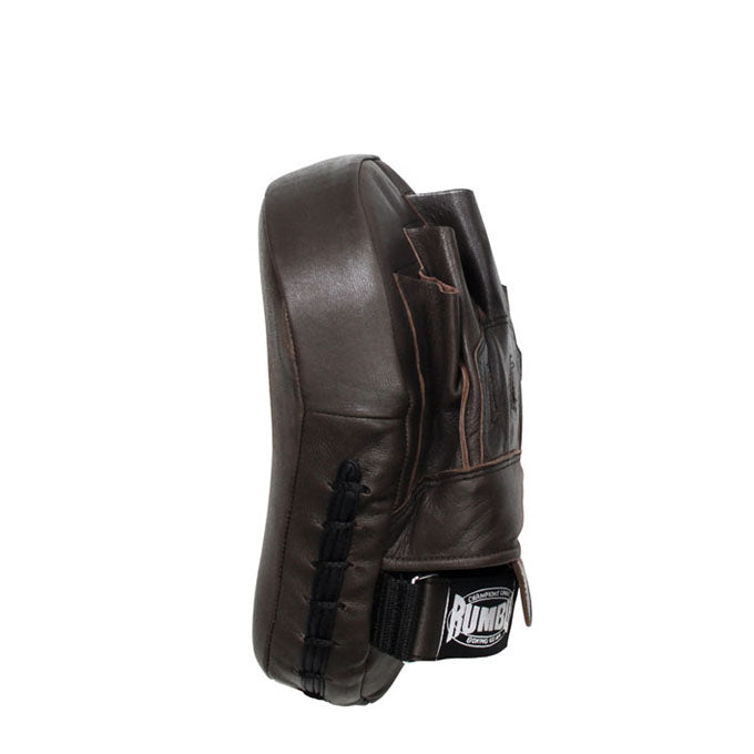 Rumble Handpads Curved Leather Retro per pair