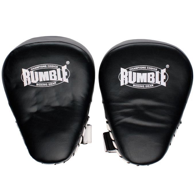 Rumble Hand Pads Curved Ready Leather per pair
