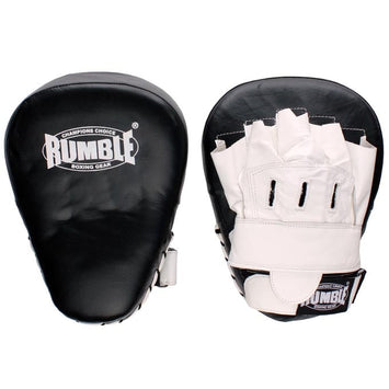 Rumble Hand Pads Curved Ready Leather per pair