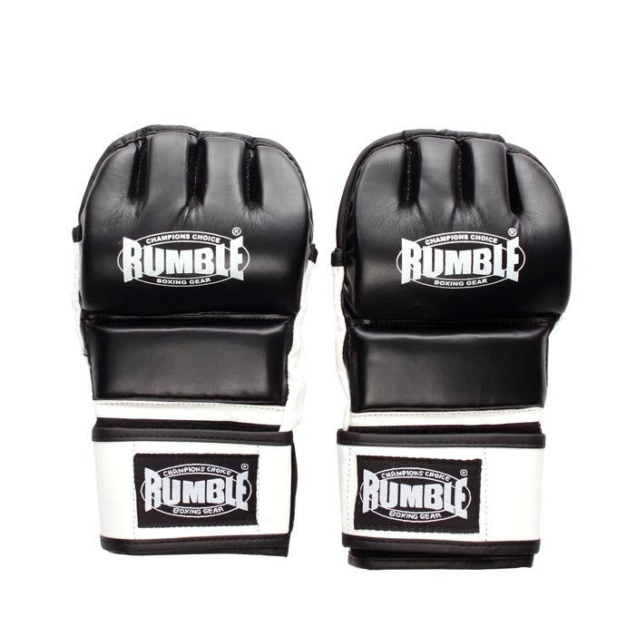 KickFun Gloves Rumble PU 2.0 Black/White