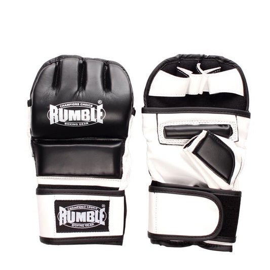 KickFun Gloves Rumble PU 2.0 Black/White