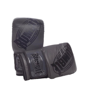 Rumble Leather Boxing Gloves Winner Grey-Black