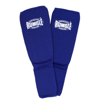 Rumble Shin Guards Sleeve Blue