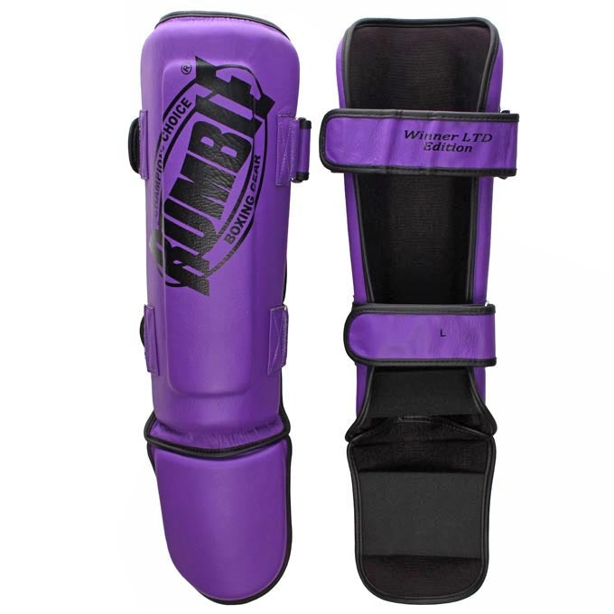 Rumble Shin Guards Winner Purple