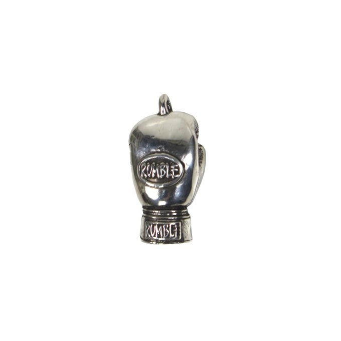 Rumble Keychain Boxing Glove Silver Colored 1 piece Large
