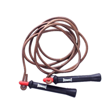 Rumble Jump Rope Leather Adjustable