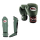 Twins Kickboxing Set Boxing glove BGVL-3 Military & Shin guard SGL-7 Military