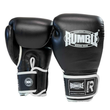 Rumble Boxing Gloves Exclusive Black-White 2.0