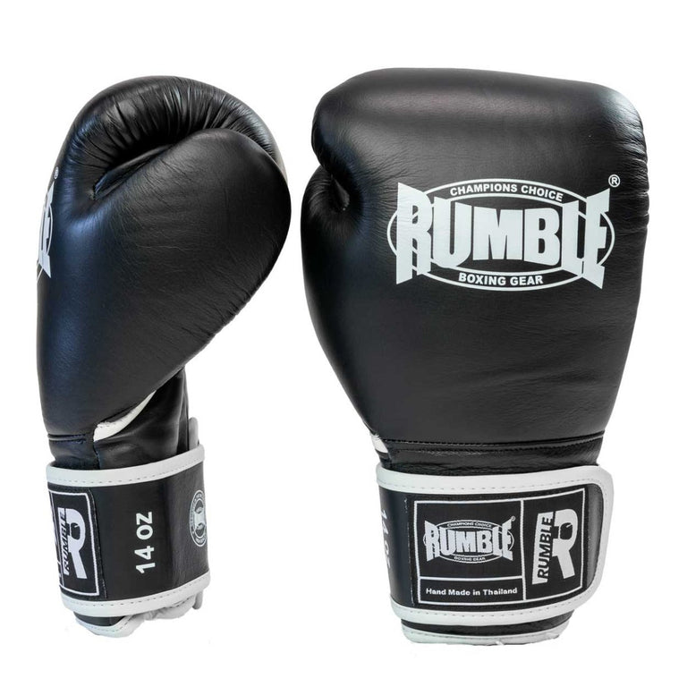 Rumble Boxing Gloves Exclusive Black-White 2.0
