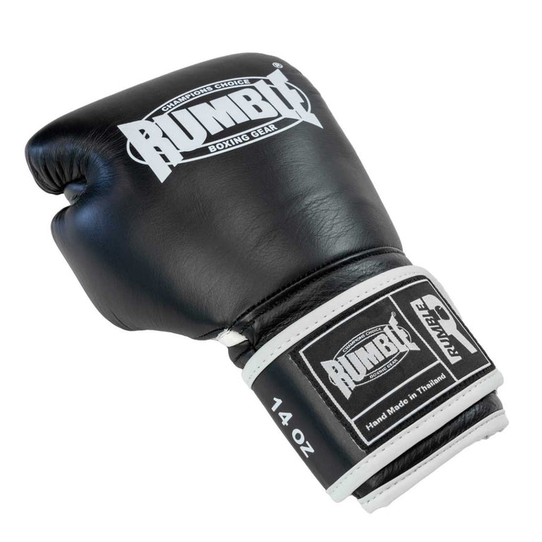 Rumble Boxing Gloves Exclusive Black-White 2.0