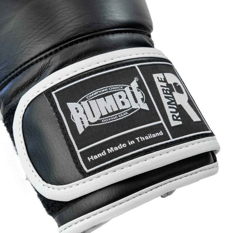 Rumble Boxing Gloves Exclusive Black-White 2.0