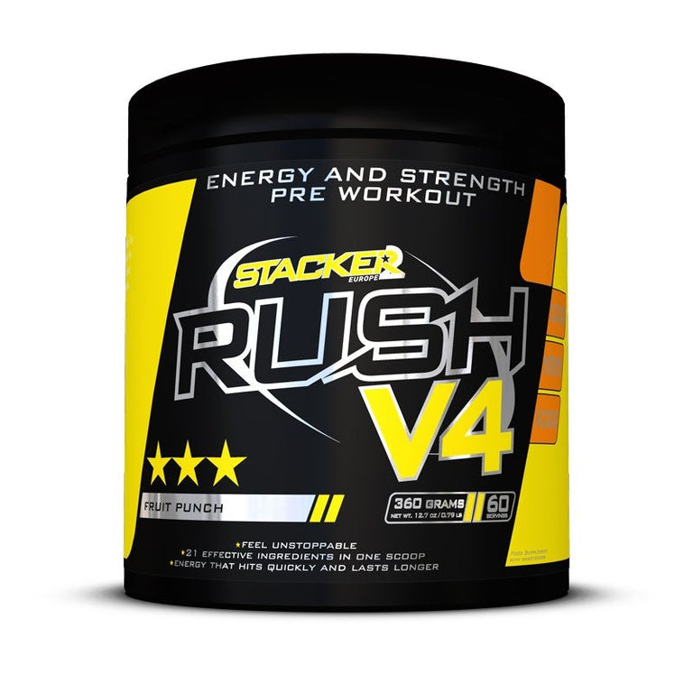 Stacker2 Europe RUSH V4 60 Servings Orange