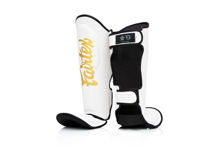 Fairtex Shin guards Booster FXB-SG WH