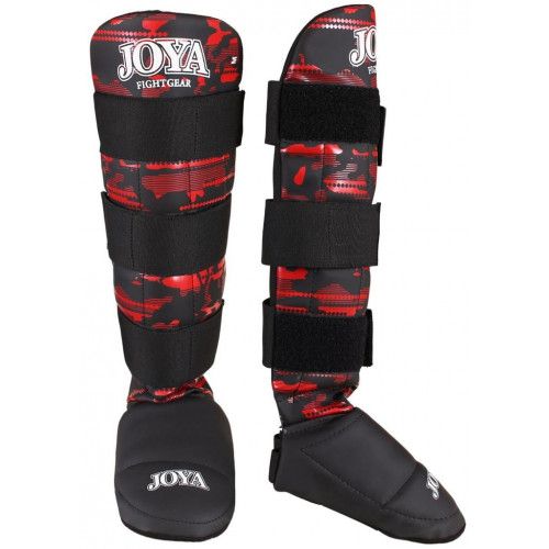 Joya Gear Shin Guards Camo V2 Red