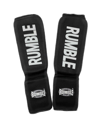 Rumble Shin Guards Sleeve 3.0 Black-White