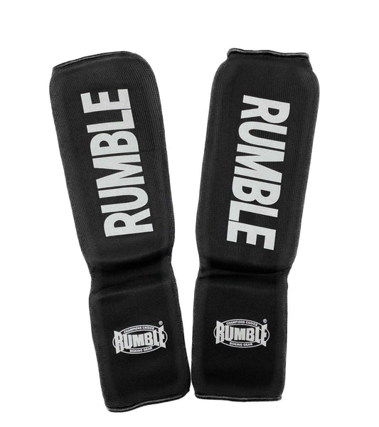 Rumble Shin Guards Sleeve 3.0 Black-White