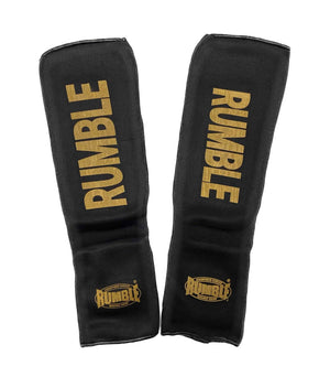 Rumble Shin Guards Sock 3.0 Black-Gold