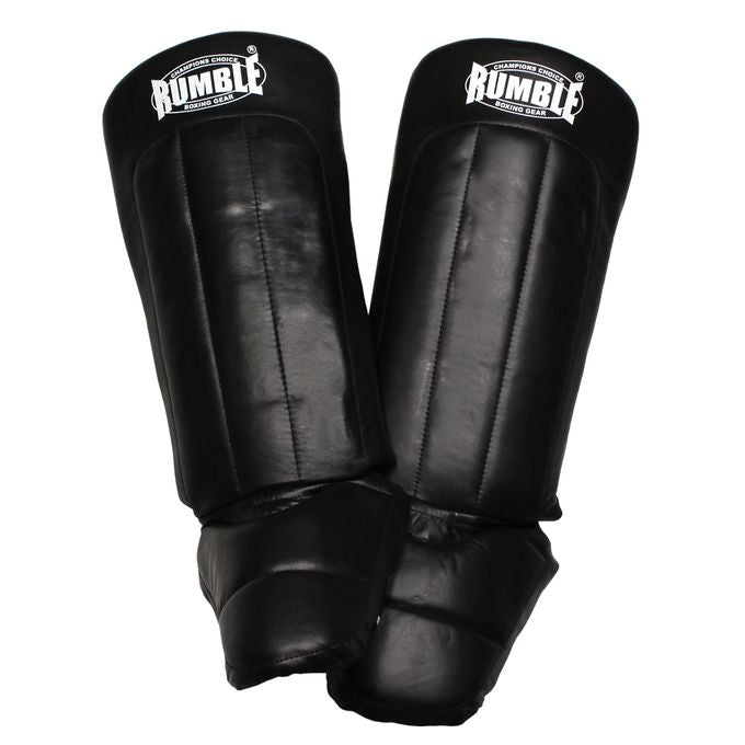 Rumble Shin guards Ready Leather