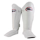 Twins Kickboxing Set Boxing Glove BGVL-6 White/Black & Shin Guard SGL-7 White
