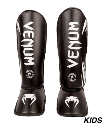 Venum Shin Guards Challenger Kids Black/White
