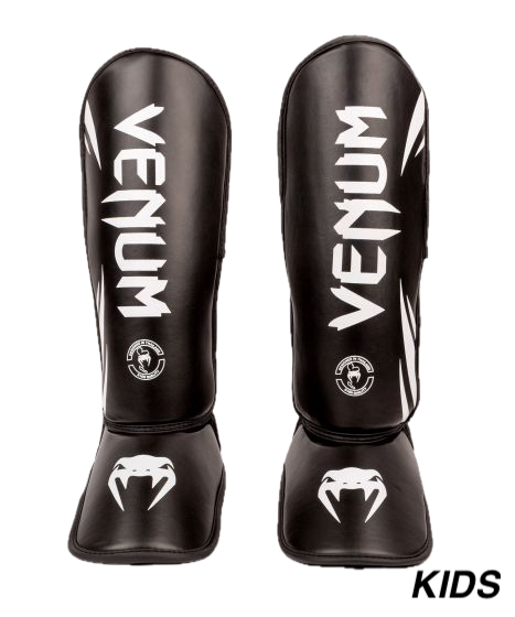 Venum Shin Guards Challenger Kids Black/White